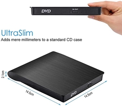Externí, tenká CD, DVD mechanika s USB 3.0