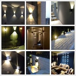 LED nástěnné svítidlo 12W / 3000 K teplá bílá, IP65, s regulovatelným úhlem osvitu