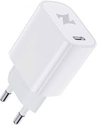 Napájecí zdroj, USB "C", nabíječka Zloer Type C, bílá, 20W, 8 x 4 x 3 cm