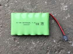 Akumulátorový pack NI-MH - AA 700mA, 7,2V