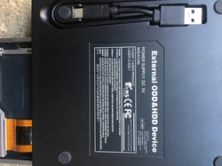 Externí, CD, DVD mechanika s USB 3.0, port USB mini - VYBALENO