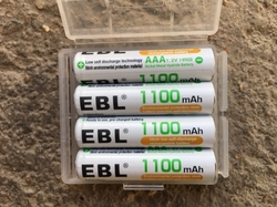 Akumulátor dobíjecí EBL - AAA 1,2V / 1100mAh, (mikro-tužkový)