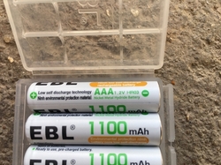 Akumulátor dobíjecí EBL - AAA 1,2V / 1100mAh, (mikro-tužkový)