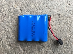 Akumulátorový pack Ni-Cd - AA 500mAh, 4,8V 