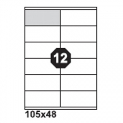 Print etikety A4, 105x48mm, 100 listů       