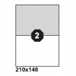 Print etikety A4, 210x148mm, 100 listů   